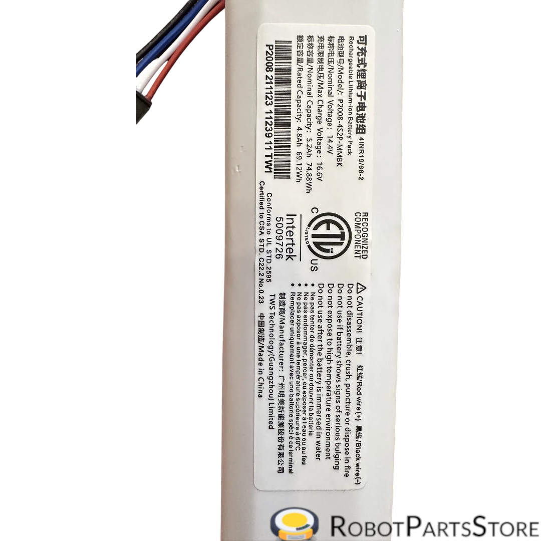 Аккумулятор для Dreame L10S Ultra/ L10 Ultra/ L10S Prime/ L10S Pro, 5200 mAh — изображение 4