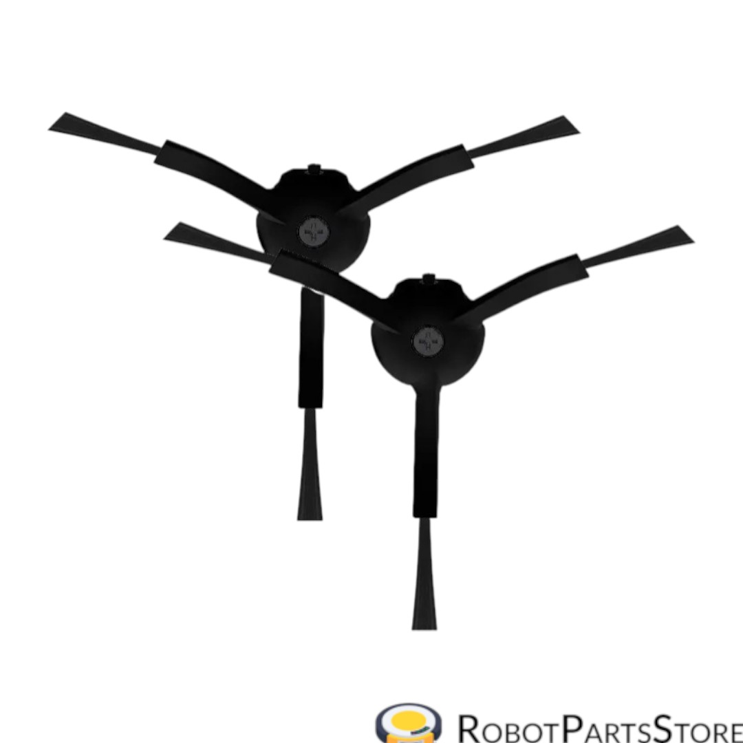 Боковая черная щетка для Xiaomi Mijia 1S/ Roborock S5/ S8/ Q Revo,2шт