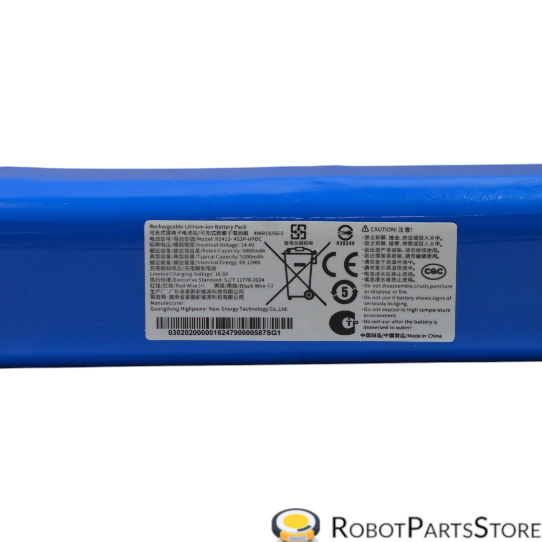 Аккумулятор для Roborock Q5 Pro Plus / Q Revo MaxV/ Q8 Max/ Q8 Max Plus, 5200mAh — изображение 4