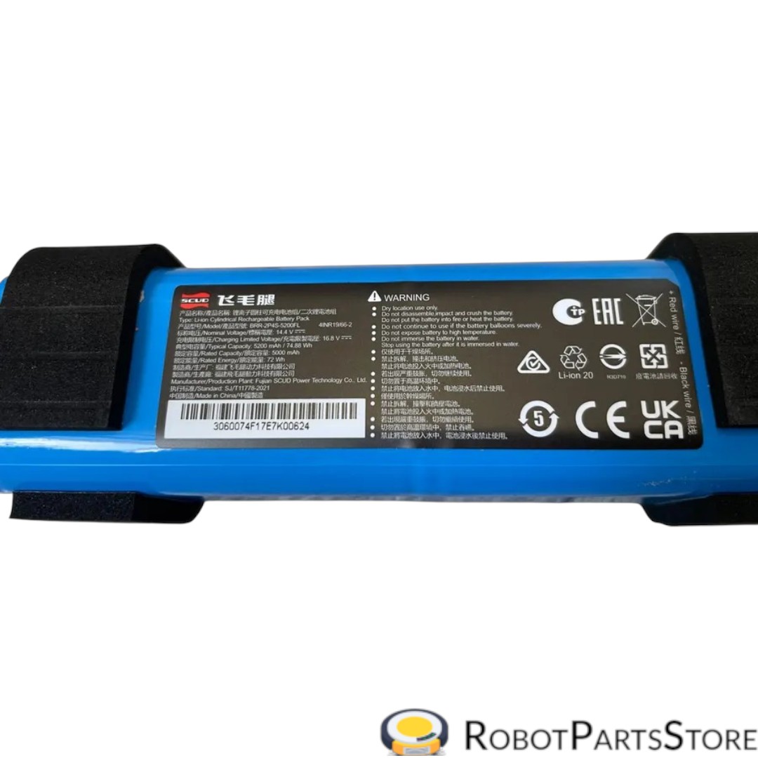 Аккумулятор для Roborock Q8 Max/ Q8 Max Plus/ Q5 Pro/ Q5 Pro Plus/ Q Revo MaxV, 5200mAh — изображение 4